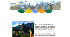 Desktop Screenshot of packpaddleski.com